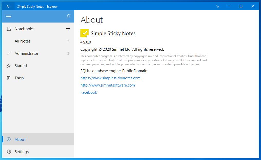 Simple Sticky Notes(做笔记软件) V4.9.0 英文安装版