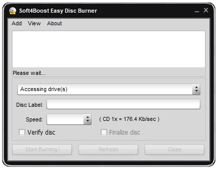 Soft4Boost Easy Disc Burner(光盘刻录软件) V6.6.1.377 英文安装版