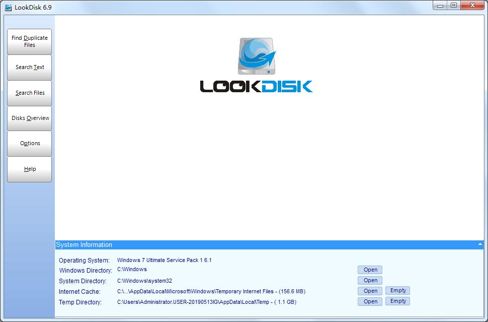 LookDisk(磁盘工具) V6.9 英文安装版
