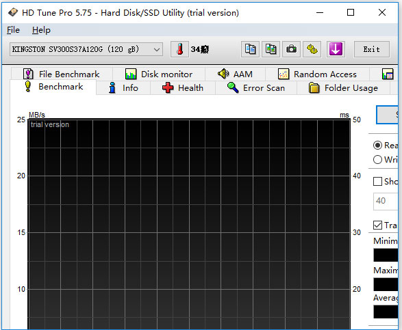 HD Tune Pro(硬盘检测工具) V5.75 英文安装版