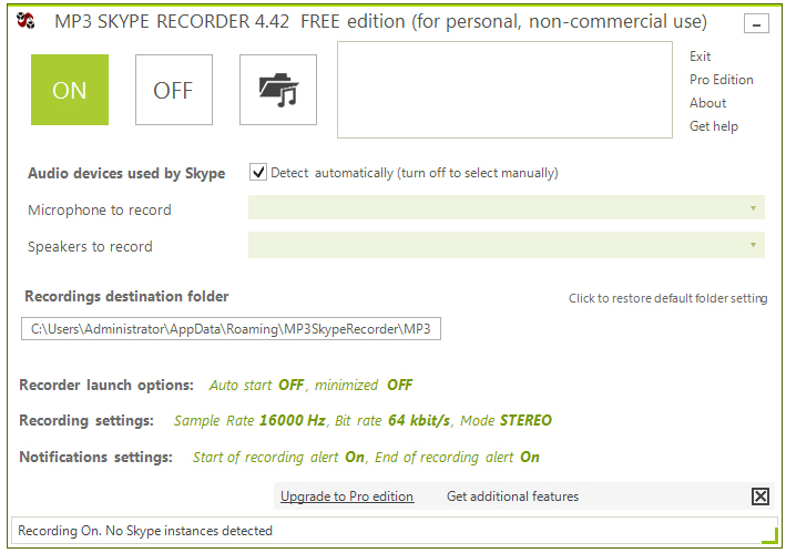 MP3 Skype Recorder(Skype通话保存) V4.42 英文安装版