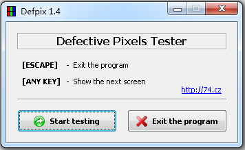 Defpix(显示器坏点检测工具) V1.4.10.17 绿色版