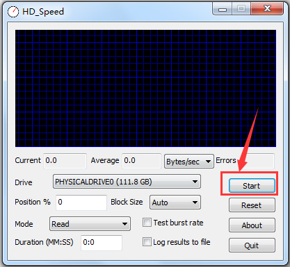 HD Speed(磁盘读取速度测试)