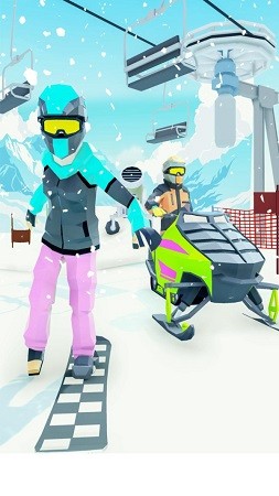 滑雪激斗赛安卓版 V1.0