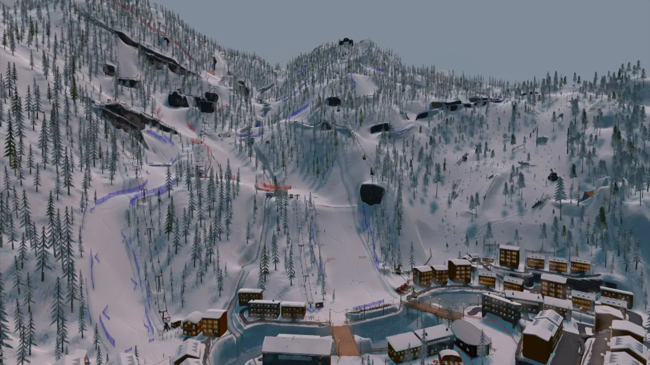 高山滑雪模拟器